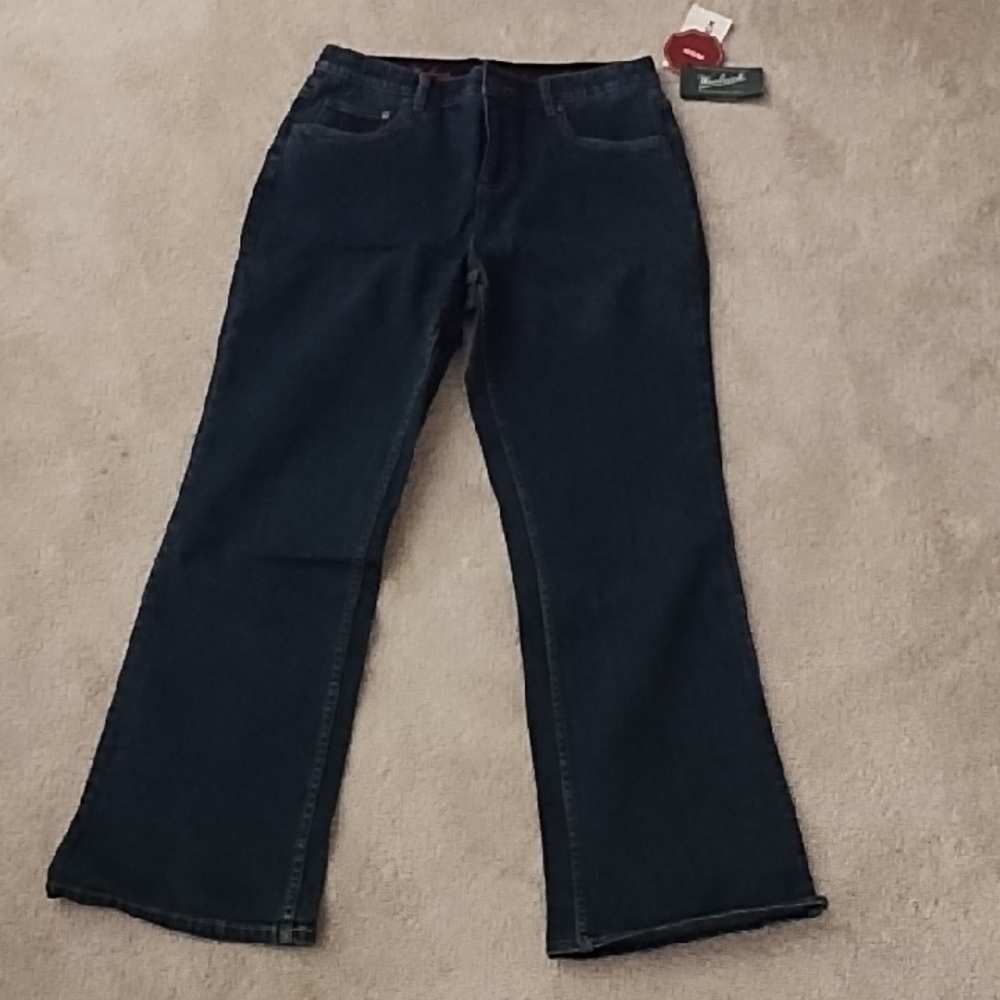 Woolrich Women's Deep Indigo Flare Jeans